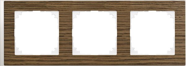 M-Pure, Decor Rahmen, 3fach, Eiche / aktiv weiß