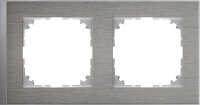 M-Pure, Decor Rahmen, 4fach, Edelstahl