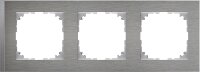 M-Pure, Decor Rahmen, 4fach, Edelstahl