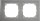 M-Pure, Decor Rahmen, 4fach, Edelstahl