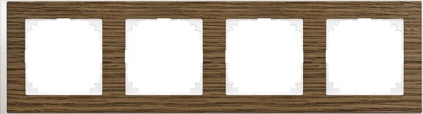 M-Pure, Decor Rahmen, 4fach, Eiche / aktiv weiß