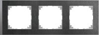 M-Pure, Decor Rahmen, 5fach, Schiefer/aluminium