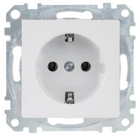 Schuko-Steckdose Merten System M, aktivweiß...