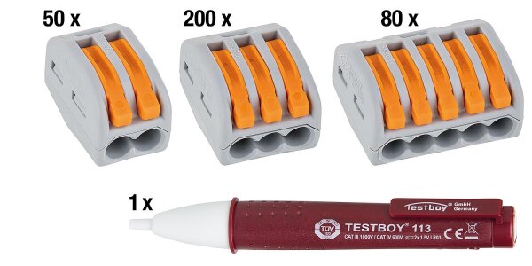 Aktionspaket Verbindungsklemmen 331-teilig