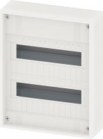 Kleinverteiler ohne Tür Aufputz, 2-reihig, 24 Module