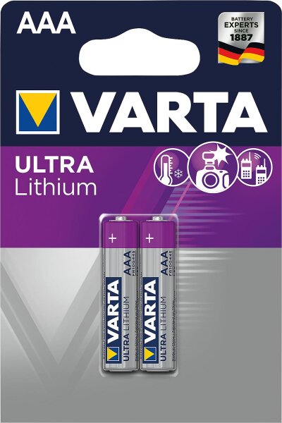 Batterie Varta Professional Lithium LR03 AAA Micro VPE= 2 Stück