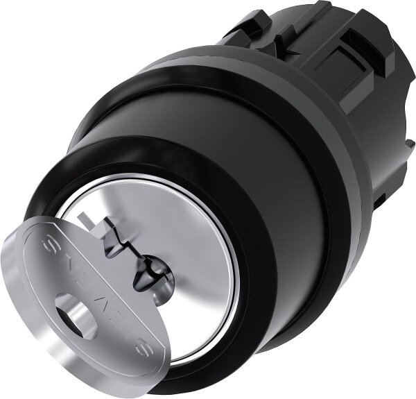 Schlüsselschalter RONIS 22mm, rund 3SU1000-4BF11-0AA0