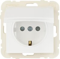 Schuko-Steckdose,m. Steckklemmen inkl.Klappdeckel,...