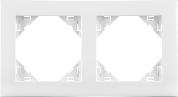 Rahmen Base, 2-fach, Polarweiss