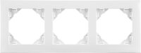 Rahmen Base, 3-fach, Polarweiss