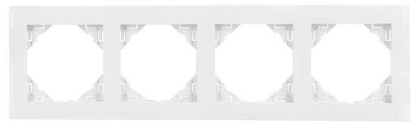 Rahmen Base, 4-fach, Polarweiss
