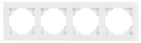 Rahmen Base, 4-fach, Polarweiss