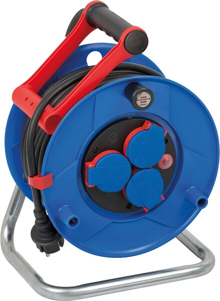 Kunststoff-Kabeltrommel Garant IP44, Kabellänge = 25m, d=240mm