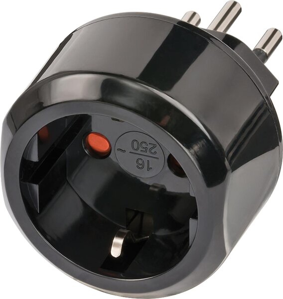 Adapterstecker Schweiz Schutzkontakt 10A