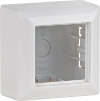 Aufputz-Kappe Jung AS581AWW 1-fach, Alpinweiß