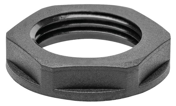 LNPB/M20 Typ LNP, Gewinde: M20, Gegenmutter in schwarz  VPE 10