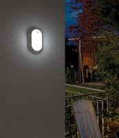 LED Ovalleuchte 15W 1680lm, 4000K mit Bewegungsmelder