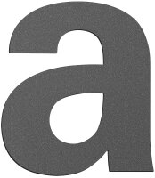 Hausnummernschild groß "a" anthrazit,...