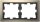 D-Life Metallrahmen, 1fach, Nickelmetallic