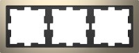 D-Life Metallrahmen, 3fach, Nickelmetallic