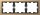 D-Life Metallrahmen, 4fach, Champagnermetallic
