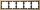 D-Life Metallrahmen, 5fach, Champagnermetallic