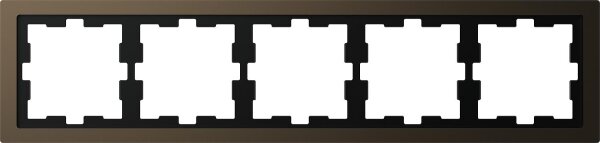 D-Life Metallrahmen, 5fach,  Moccametallic