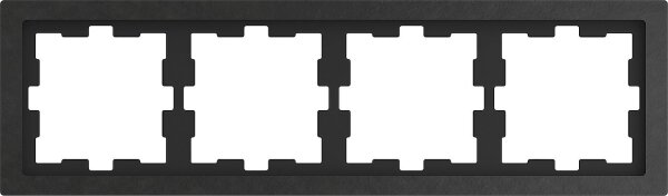 D-Life Steinrahmen, 4 fach, Schiefer geschliffen