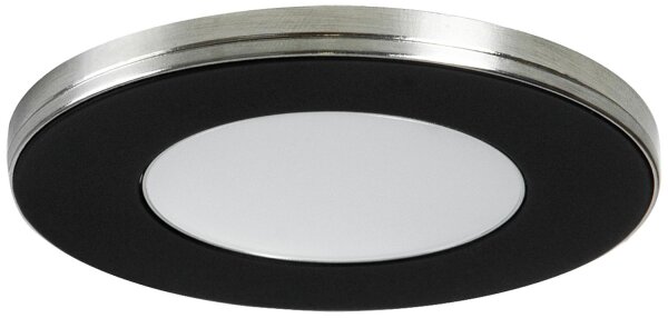 LED-Einbaudownlight 12V DC 2,6W schwar