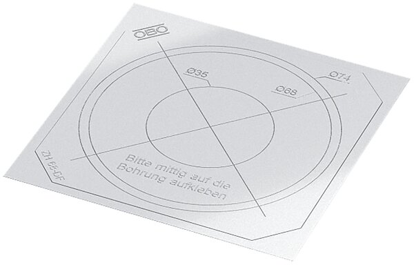 Dichtfolie, für Hohlwanddose, ZH 68-DF, VPE10