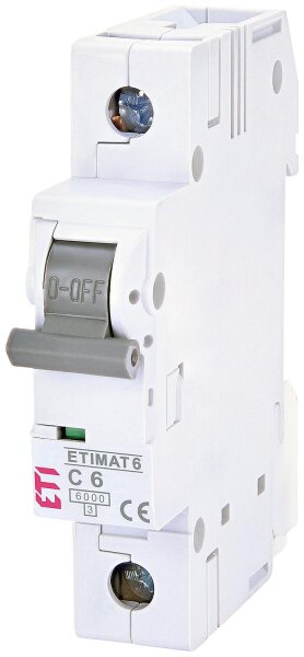 Leitungsschutzschalter Etimat 6, 1p, C6