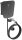 Ion Wallbox: WB AC BL KS SPD, Key Protect, Kabellänge 5 m, 1-/3-pasig, Typ 2