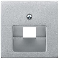 System M, Abdeckung UAE Datendose 1-Fach Merten, aktivweiß glänzend