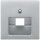 System M, Abdeckung UAE Datendose 1-Fach Merten, aktivweiß glänzend