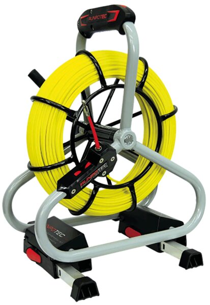 Kabeleinziehgerät RUNPOTEC Profi-Set, Glasfaserstab 80m Ø 4,5 mm
