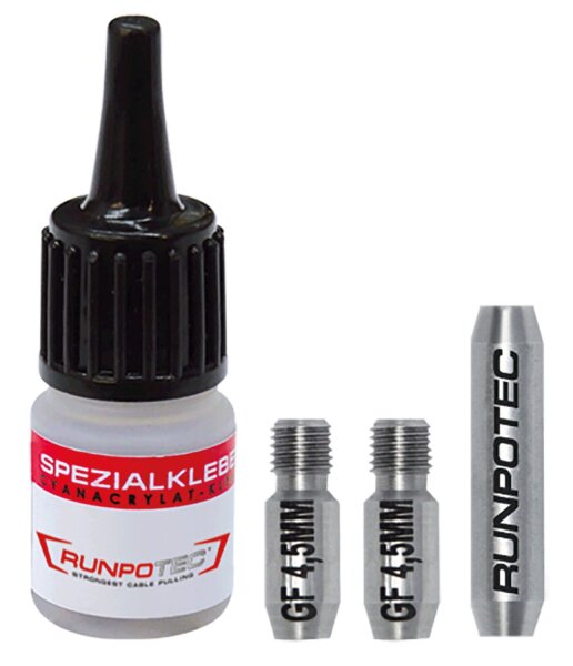 Reparatur Set für Glasfaserstab Ø 4,5 mm