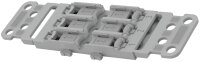 Wago Befestigungsadapter 5-fach mit Zugentlastung für Durchgangsverbinder mit Hebel 221-2505, für Schraubbefestigung, VPE 25