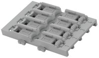 Wago Befestigungsadapter 3-fach für Durchgangsverbinder mit Hebel 221-2523, für Schraubbefestigung, VPE 25