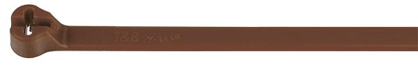 Stahlnasenkabelbinder Ty-Rap TY525M-1-PDT, detektierbar, 178x4,8 mm, Farbe: Braun