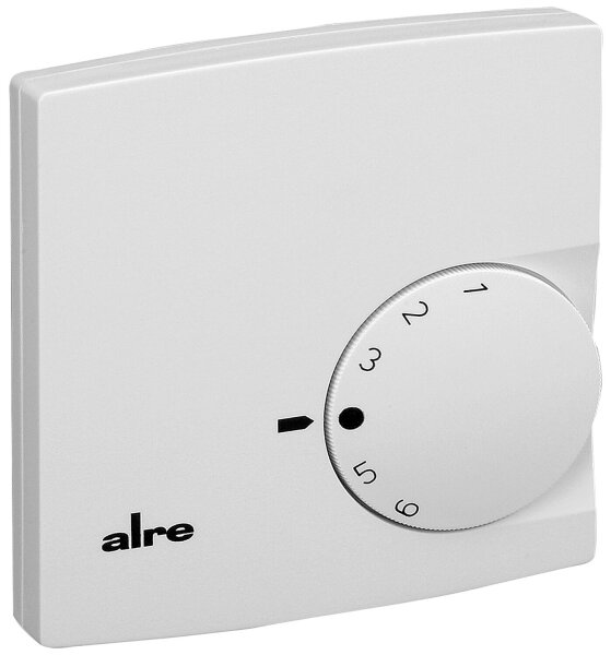 Raumtemperaturregler Aufputz, Öffner, 2-Draht-Anschluss, reinweiß, RTBSB-001.500