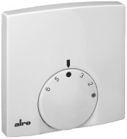 Raumtemperaturregler, Aufputz superflach, verkehrsweiß, RTBSB-201.000-20