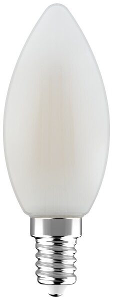 LED Filament Leuchtmittel - Kerze C35 E14 4.5W 470lm 2700K Opal 330°