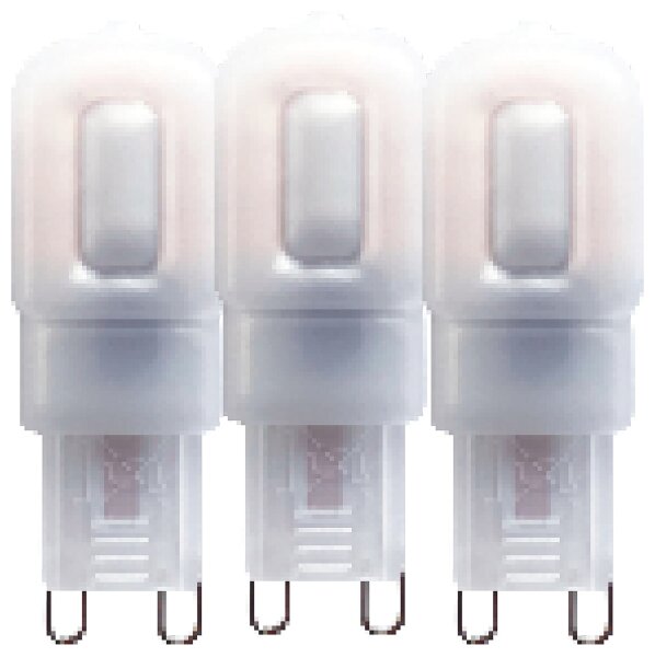 LED SMD Leuchtmittel - Kapsel G9 2.5W 240lm 2700K Gefrostet 270° 3er Pack