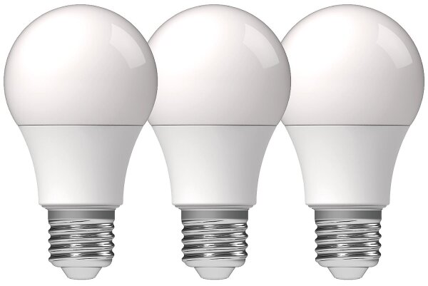 LED SMD Leuchtmittel - Glühlampe A60 E27 8W 806lm 2700K Opal 180° 3er Pack