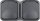 AquaStorm Steckdose 2-fach Waagrecht AP grau