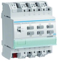 Hager Schaltaktor Jalousieaktor 6/3-fach 16A KNX REG TYA606C