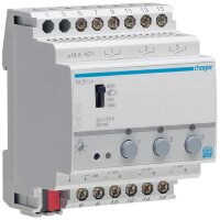 Hager Schaltaktor Dimmaktor 3-fach KNX REG TX211A