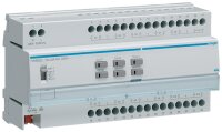 Hager Rollladenaktor Jalousieaktor 12-fach 230V KNX REG...