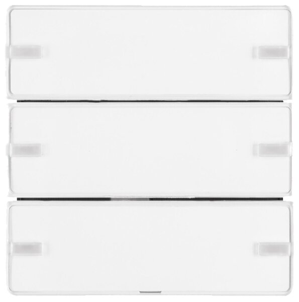 Berker Tastsensor Komfort Q.x 3-fach mit Beschriftungsschild KNX polarweiß samt