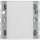 GIRA Tastsensor 3 Komfort 1-fach System 55 mit Inbetriebnahme-Wippe KNX